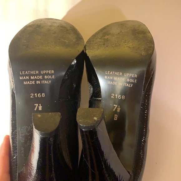 Massimo Baldi Patent Leather Heels 7.5 - Picture 9 of 11